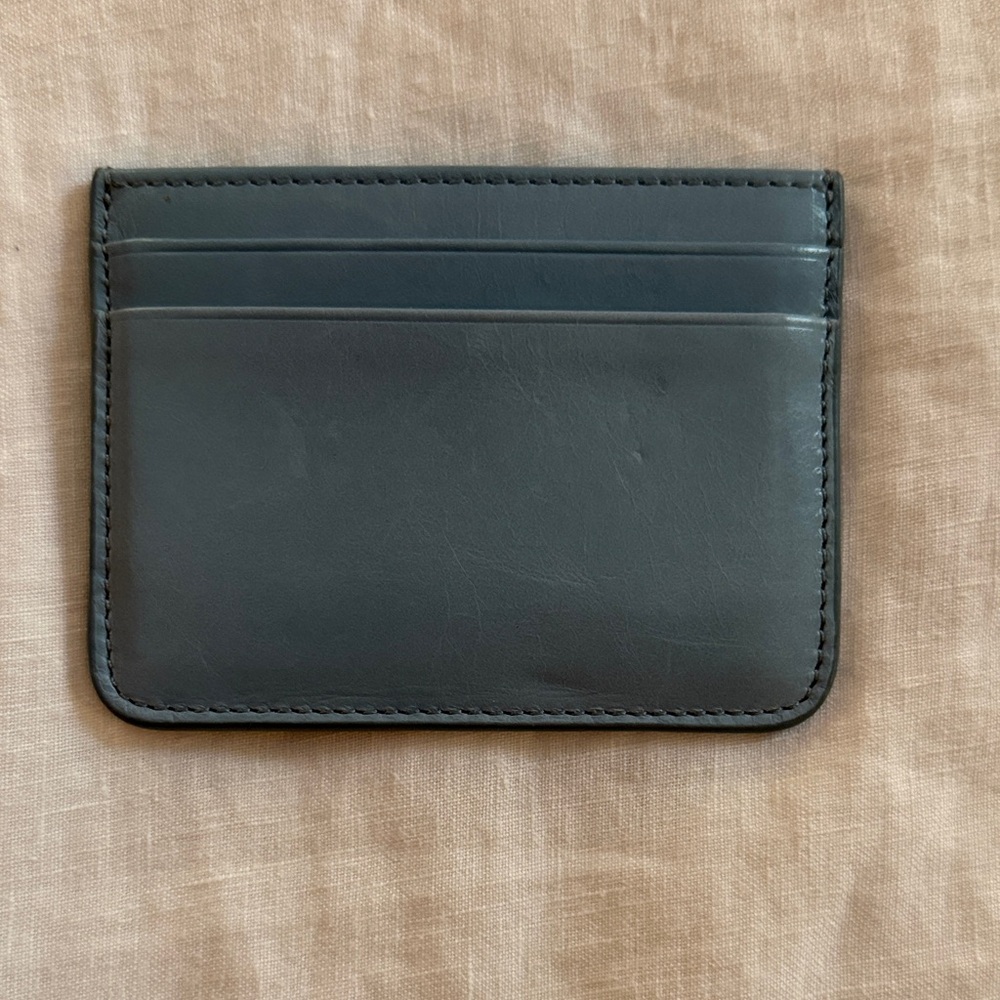 Banana republic blue Leather Card Holder